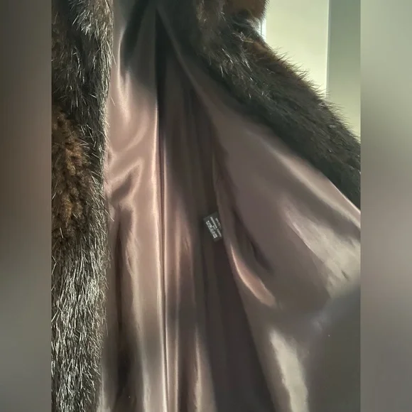 REAL FUR Brown Coat
